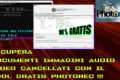 RECUPERA DOCUMENTI IMMAGINI AUDIO VIDEO CANCELLATI CON IL TOOL GRATIS PHOTOREC