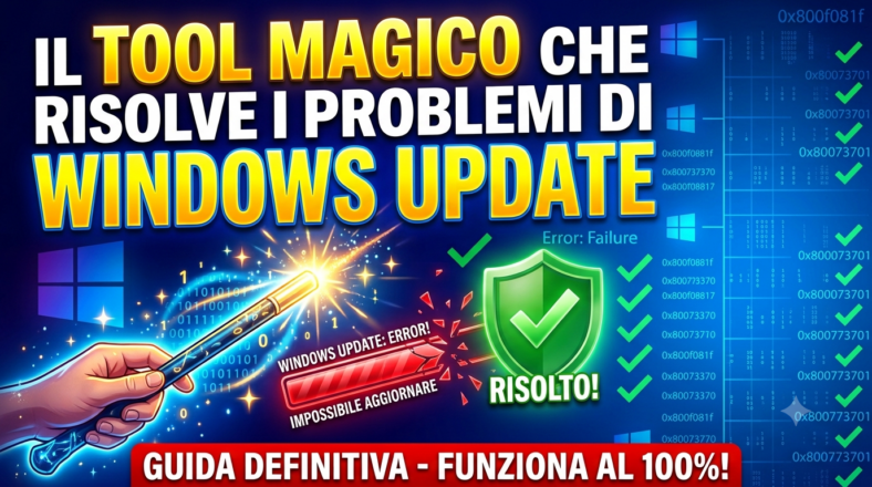 Windows non installa gli aggiornamenti ? Risolvi tutto in 1 click con questo tool !!!