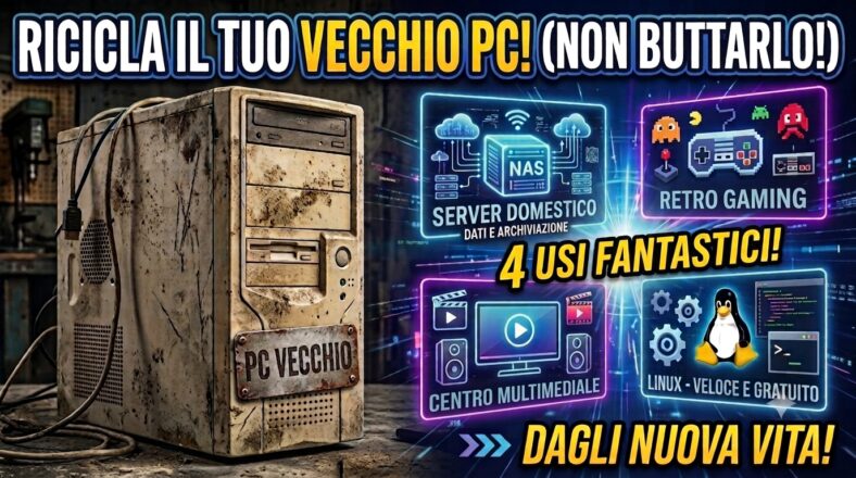 Non buttare il tuo vecchio PC prima di avere fatto questo !!!